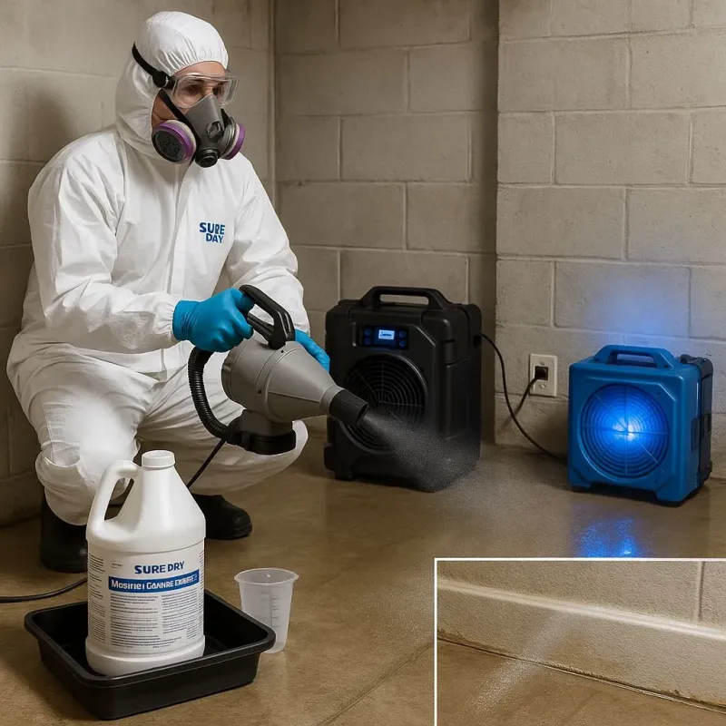 Sanitization and Odor Removal process in Great Falls, VA